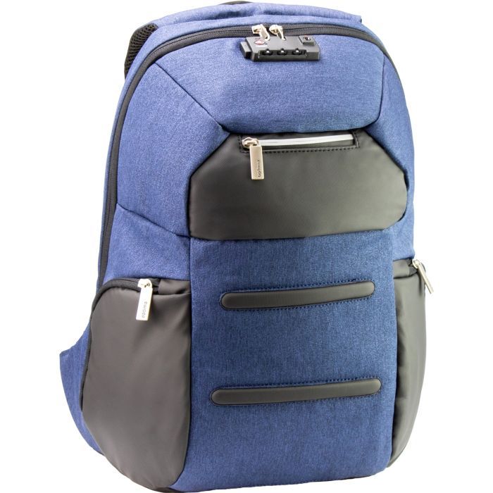 Рюкзак школьный Optima 18.5" USB Anti-Theft унисекс 0.7 кг 16-25 л (O96917-02)