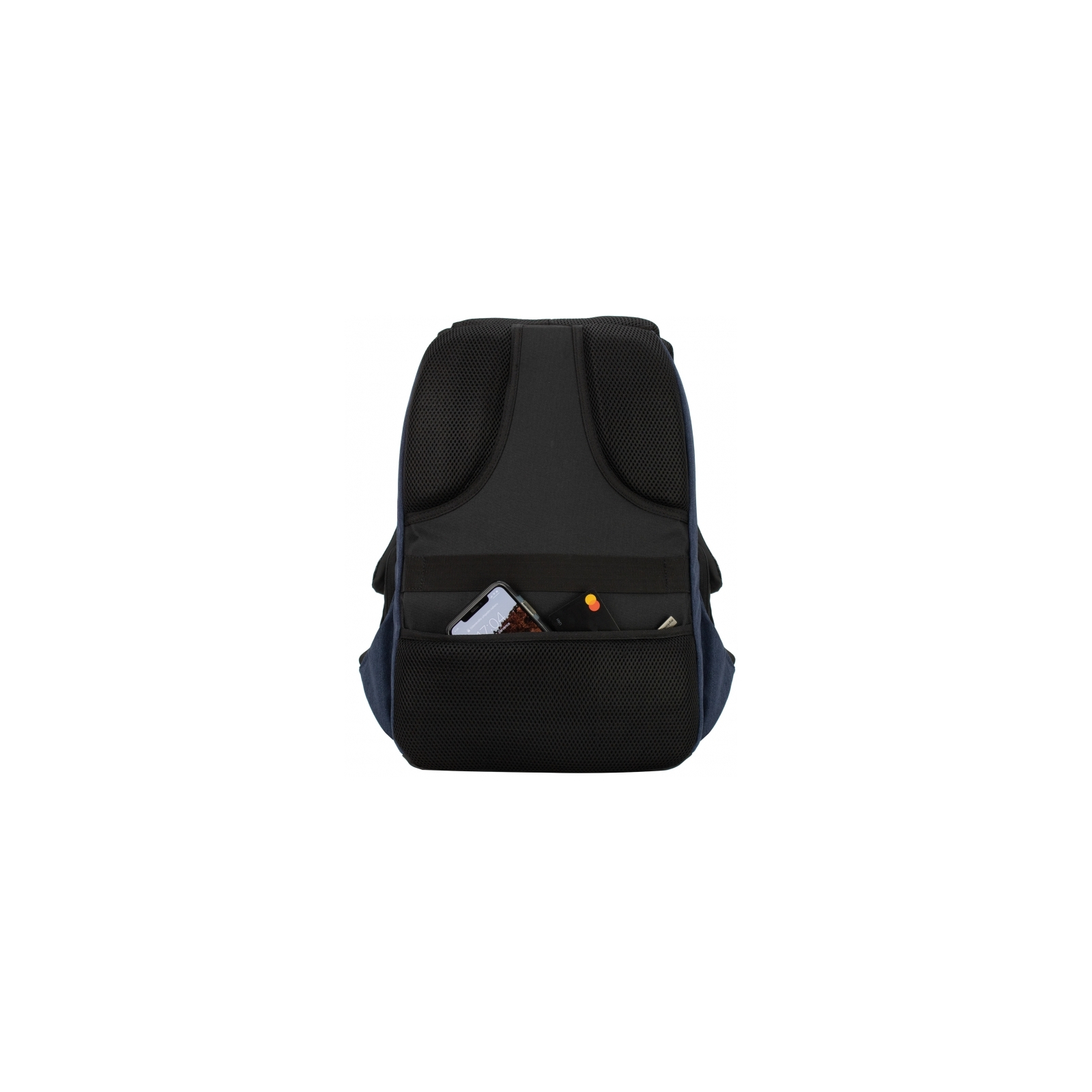 Рюкзак школьный Optima 18.5" USB Anti-Theft унисекс 0.7 кг 16-25 л Серый (O96917-03) изображение 2