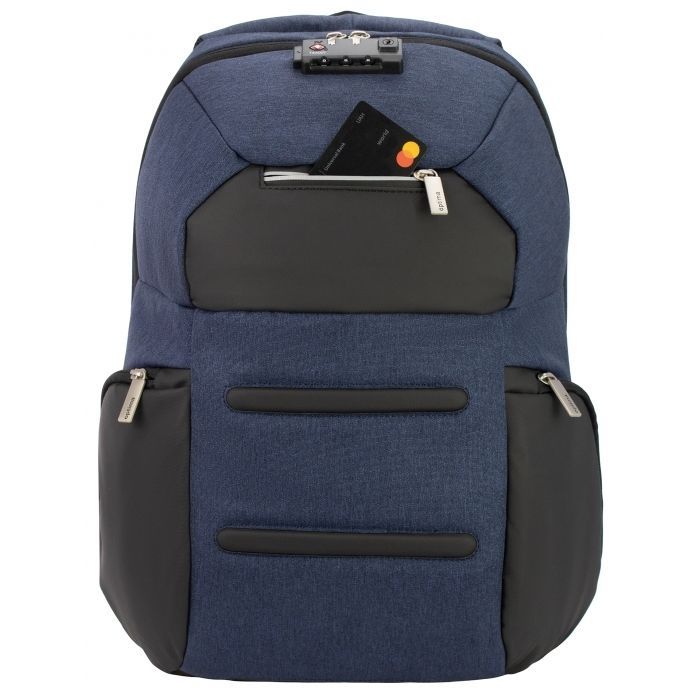 Рюкзак школьный Optima 18.5" USB Anti-Theft унисекс 0.7 кг 16-25 л (O96917-02) изображение 4