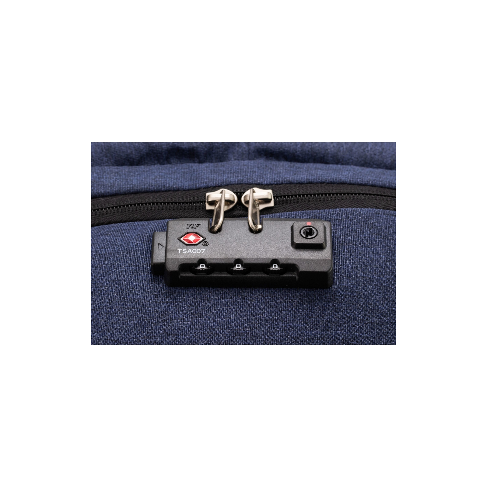 Рюкзак шкільний Optima 18.5" USB Anti-Theft унісекс 0.7 кг 16-25 л Синій (O96917-02) зображення 7