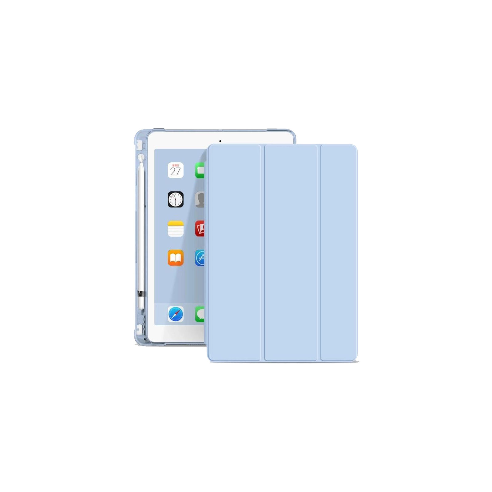 Чехол для планшета BeCover Soft Edge TPU mount Apple Pencil Apple iPad 10.9" 2022 Light Blue (708492) изображение 3