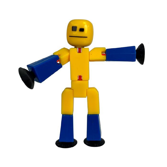 Фигурка Stikbot для анимационного творчества (желто-синий) (TST616-23UAKDY)