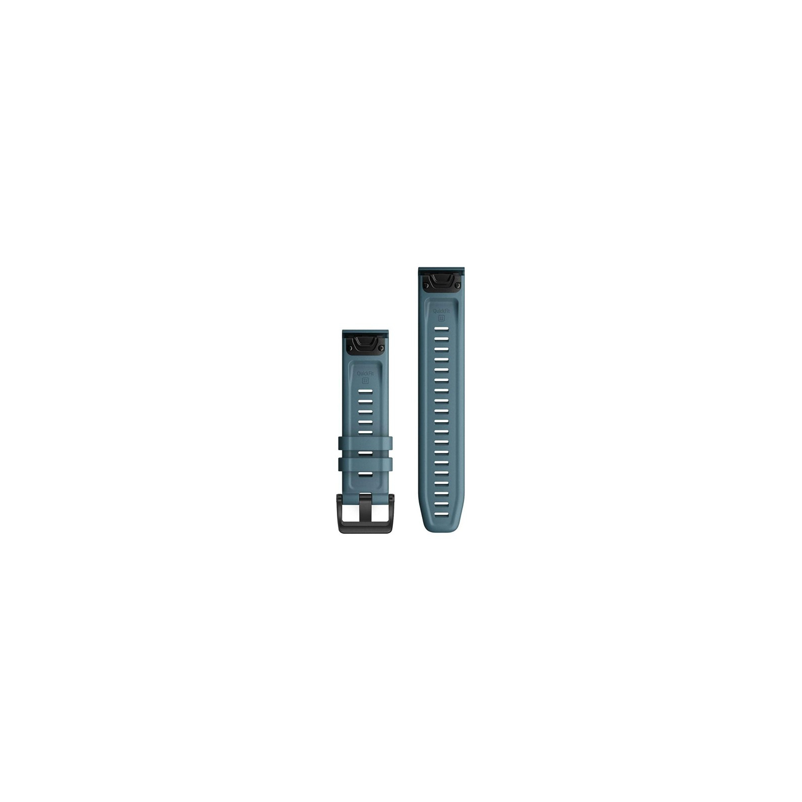 Ремінець до смарт-годинника Garmin fenix 6 22mm QuickFit Lakeside Blue Silicone (010-12863-03) зображення 2