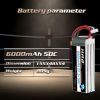 Аккумулятор для дрона HRB_ Lipo 6s 22.2V 6000mAh 50C XT60 (HR-6000MAH-6S-50C-XT60) изображение 2