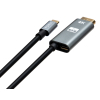 Кабель мультимедийный USB-C to DisplayPort 1.5m v1.2 4K60Hz PD 100W port Vinga (VCPVCCD1215PD) изображение 2