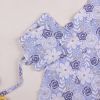Фартук MirSon Набор №203 - Blue flowers две прихватки + две перчатки-прихватки + фартук (2200006753889) изображение 4