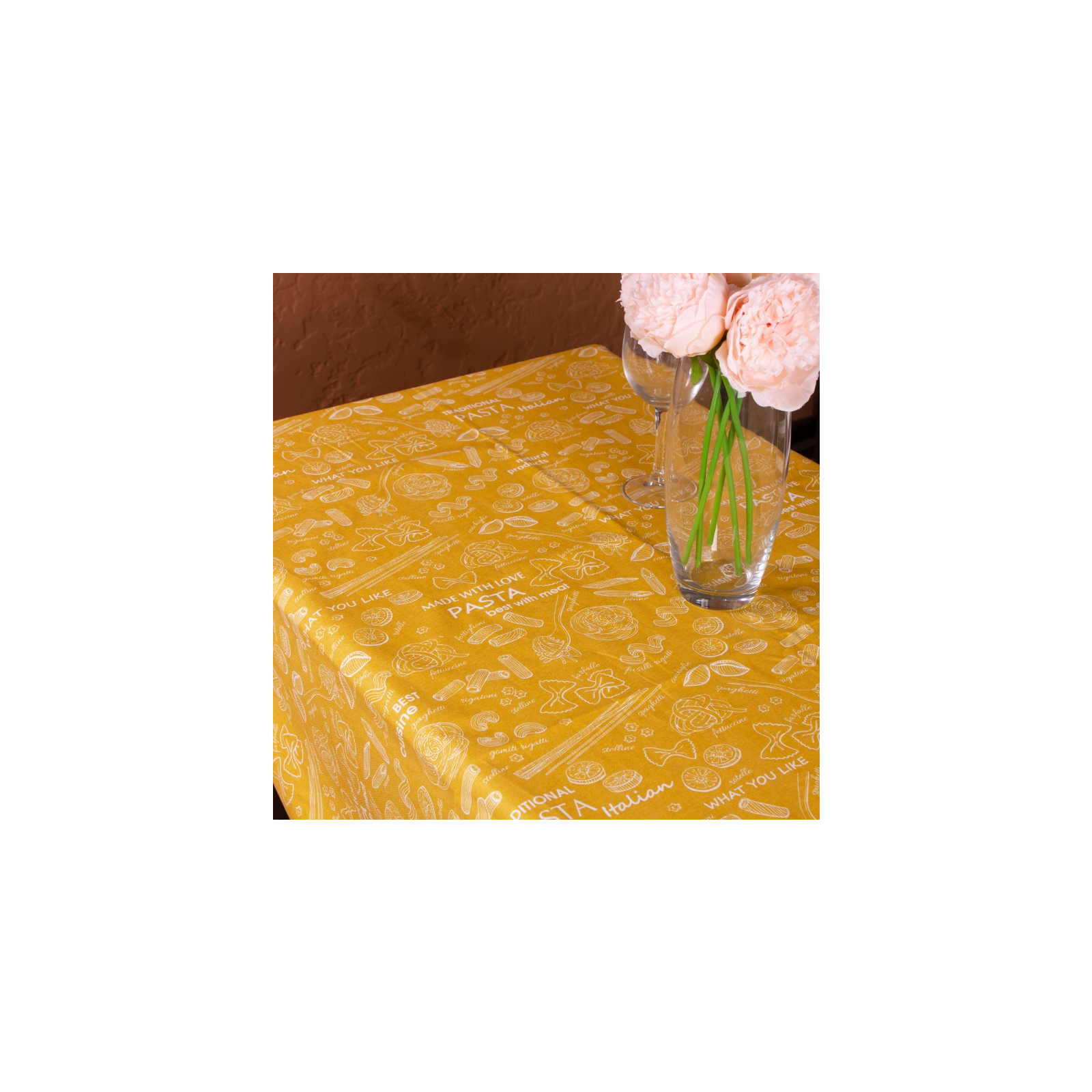 Скатерть MirSon Рогожа №201 Yellow Paste 130x260 см (2200006737728) изображение 2