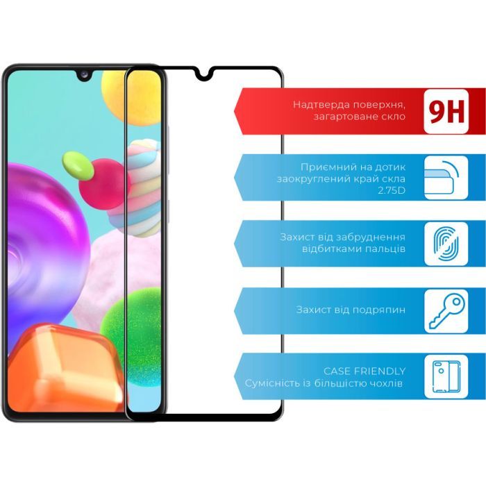 Скло захисне ACCLAB Full Glue Samsung A41 (1283126508585) зображення 2