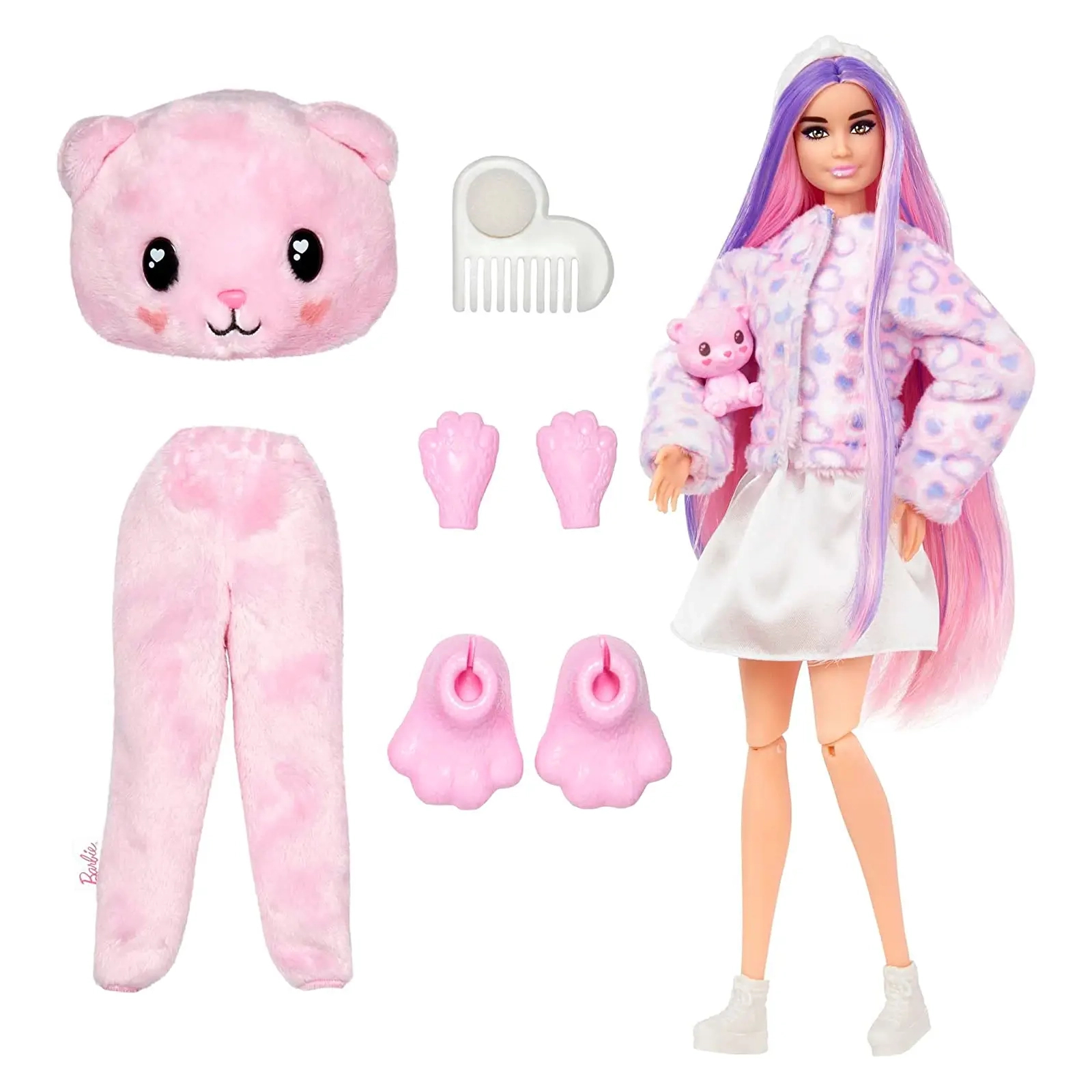 Кукла Barbie Cutie Reveal Мягкие и пушистые Медвежонок (HKR04) изображение 2