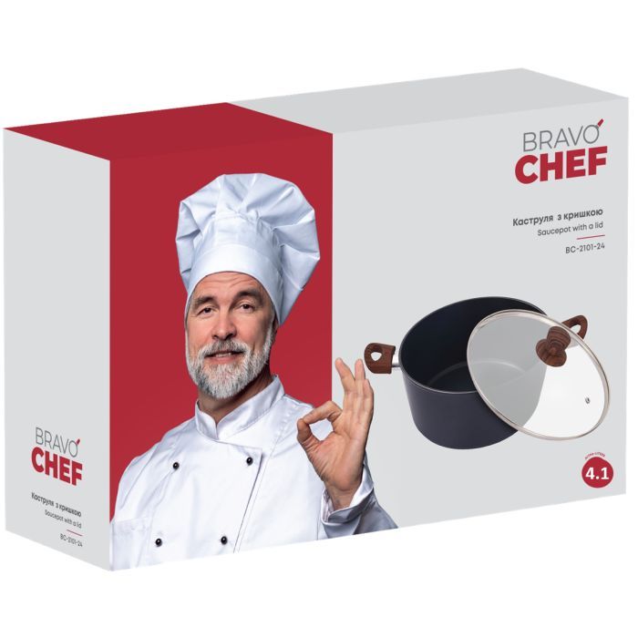 Кастрюля Bravo Chef Класична 4.1 л (BC-2101-24) изображение 7