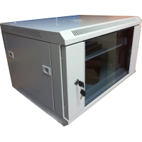 Photos - Server Cabinet Hypernet Шафа настінна  9U 19" 600x350  WMNC-35-9U-FLAT (WMNC-35-9U-FLAT-AC)