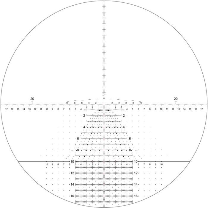 Оптический прицел Nightforce ATACR 7-35x56 F1 ZeroS 0.1 сітка Mil Mil-C з підсвічуванням (C578) изображение 5