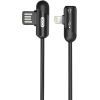 Дата кабель NB38 USB - Lightning + Lightning Audio 1.0m 2.4А Black XoKo (XO-NB38) изображение 2