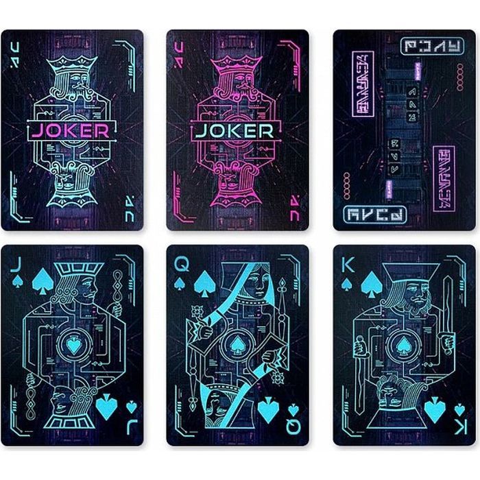 Карты игральные Bicycle Cyberpunk (ВР_КИБК) изображение 3