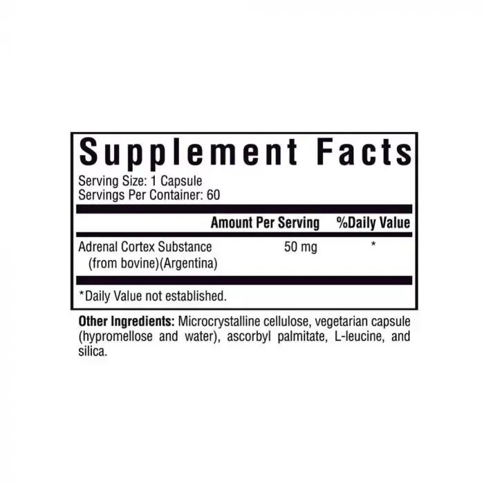 Витаминно-минеральный комплекс Seeking Health Поддержка надпочечников, Adrenal Cortex, 60 капсул (SKH-52009) изображение 2