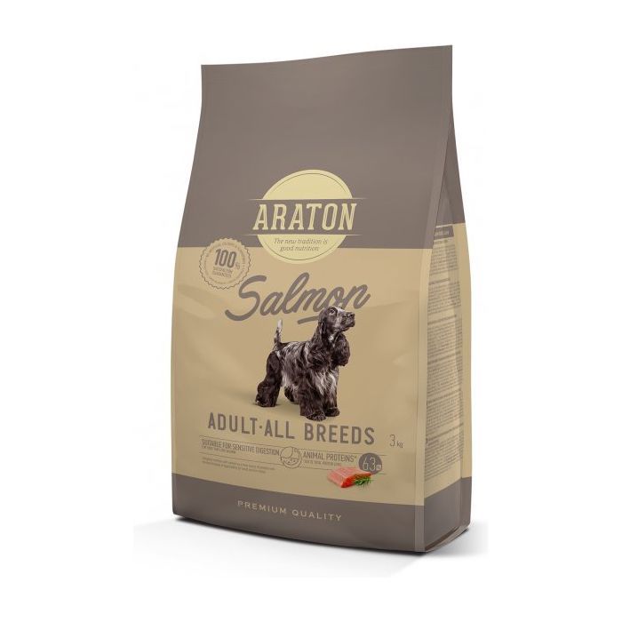 Сухий корм для собак ARATON Salmon Adult All Breeds 3 кг (ART47482)