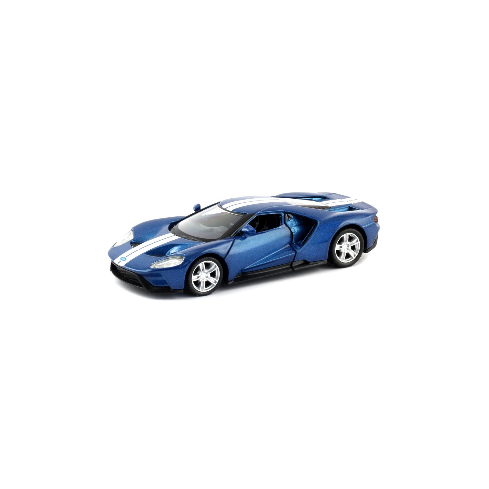 Машина Uni-Fortune FORD GT 2019 зі смугами синя (554050C)
