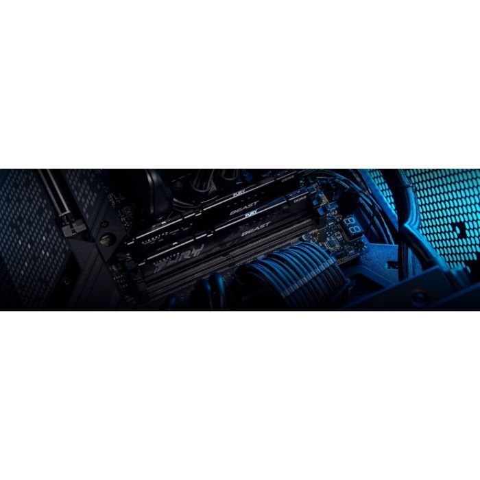 Модуль памяти для компьютера DDR5 16GB (2x8GB) 5600 MHz Beast Black Kingston Fury (ex.HyperX) (KF556C40BBK2-16) изображение 8