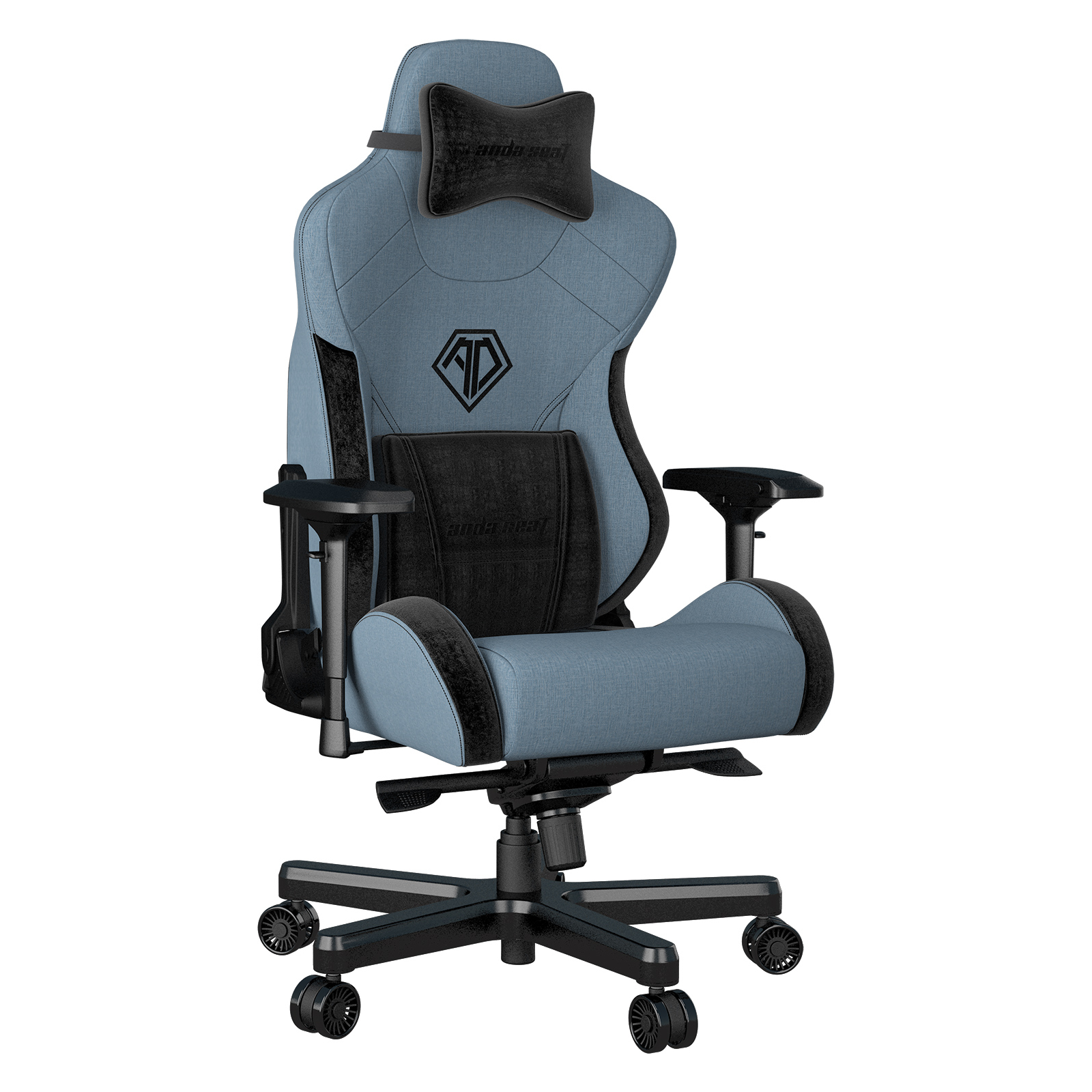 Кресло игровое Anda Seat T-Pro 2 Size XL Grey/Black (AD12XLLA-01-GB-F) изображение 8