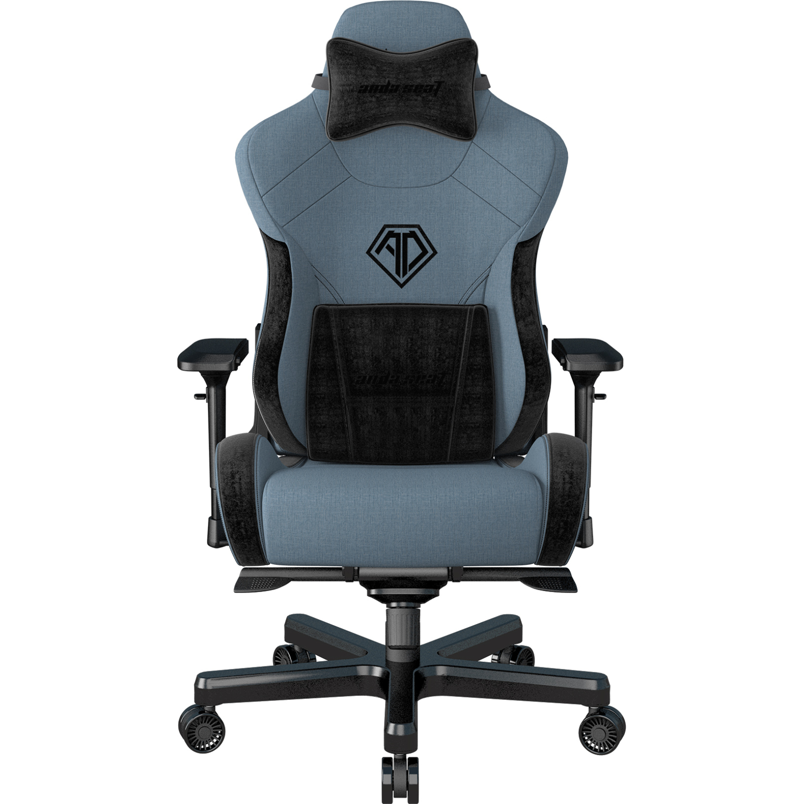 Кресло игровое Anda Seat T-Pro 2 Size XL Grey/Black (AD12XLLA-01-GB-F) изображение 9