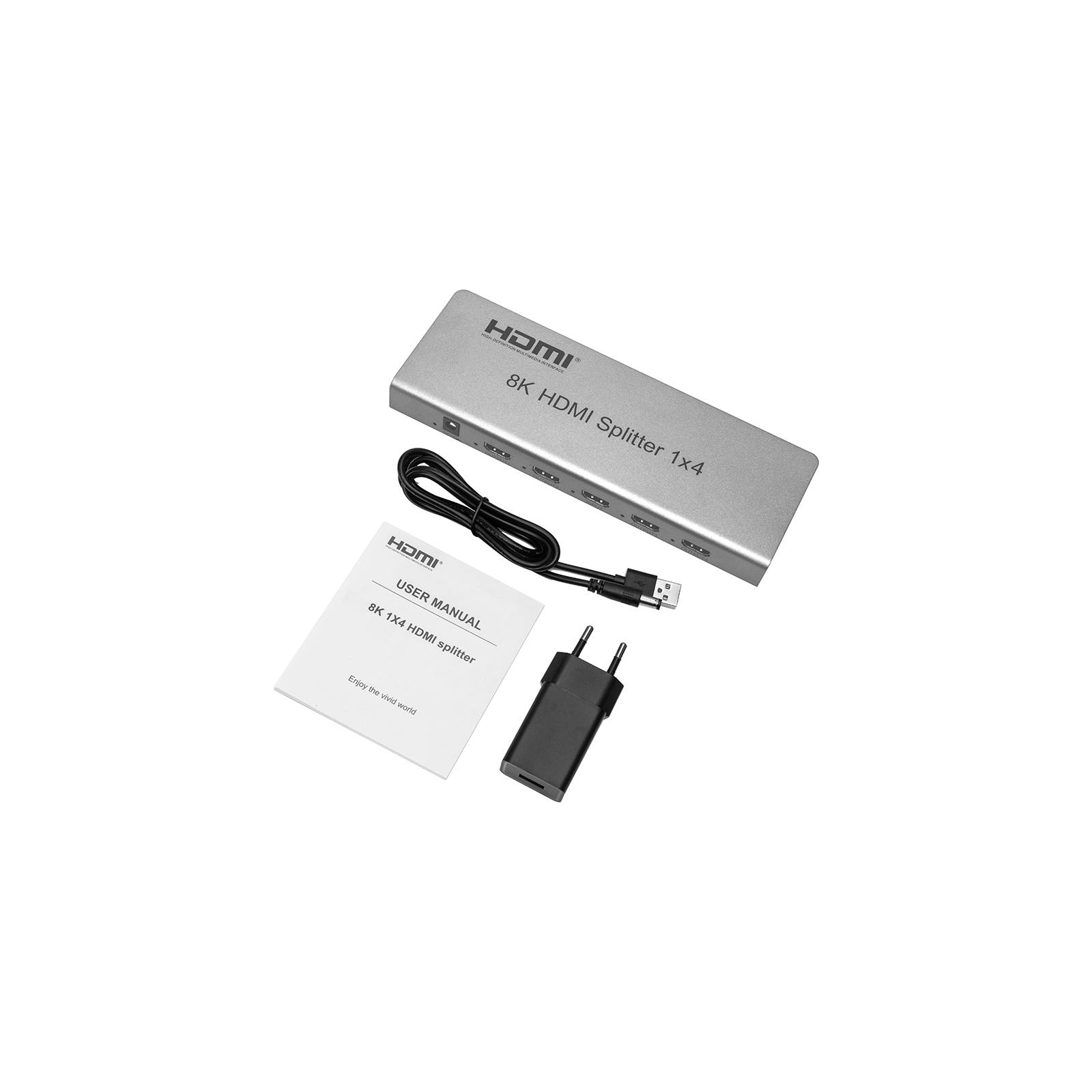 Розгалужувач PowerPlant HDMI 8K 1x4 (CA914203) зображення 6