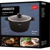 Кастрюля Ardesto Gemini Anzio скляна кришка 24 см 4,4 л чорна (AR2424GE) изображение 10