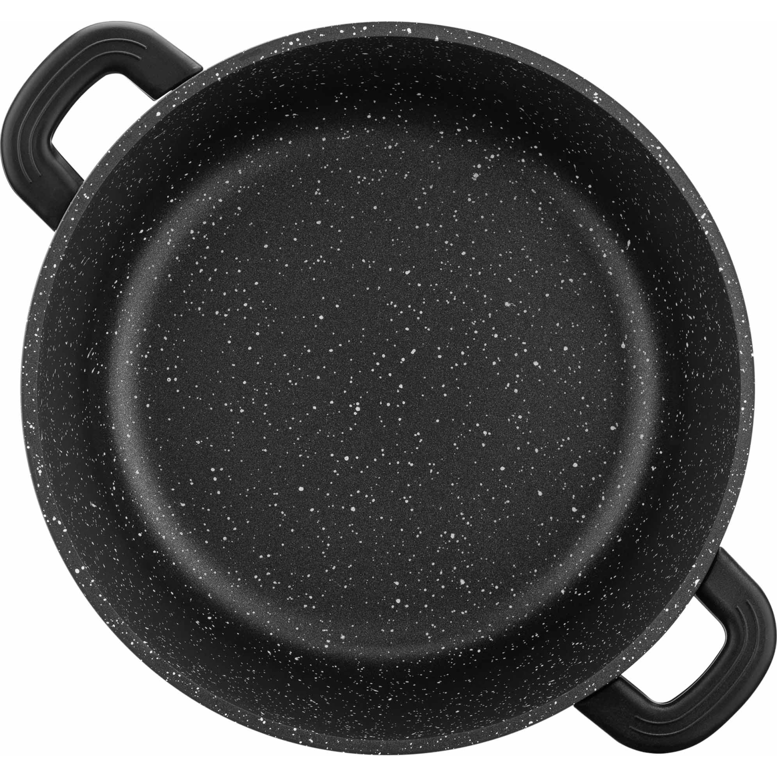 Кастрюля Ardesto Gemini Anzio скляна кришка 28 см 6,4 л чорна (AR2426GE) изображение 5