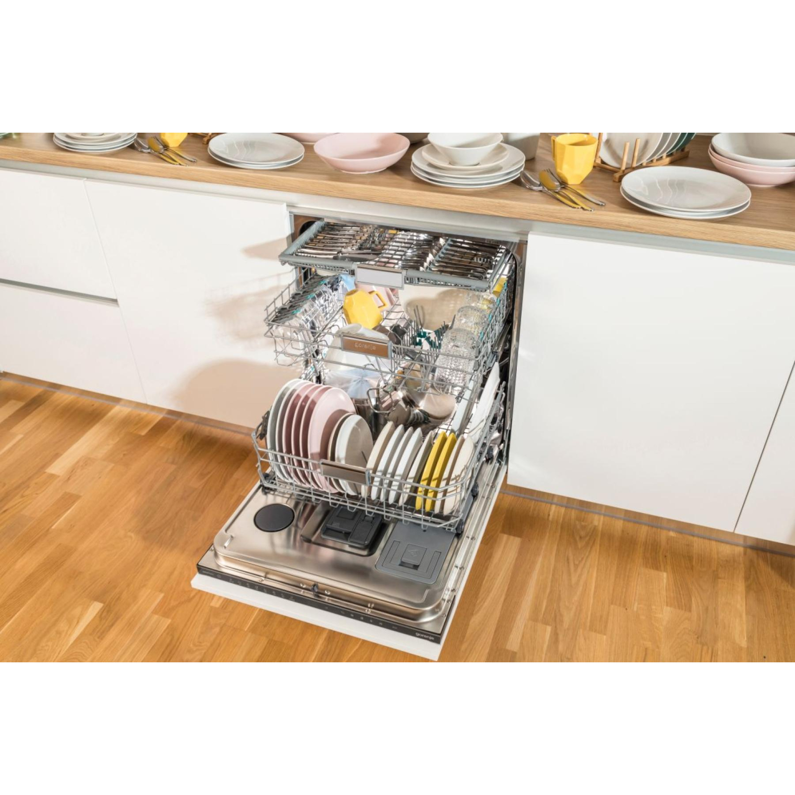 Посудомоечная машина Gorenje вбудовувана, 16компл., A+++, 60см, автоматичне відчинення, с (GV663D60) изображение 18