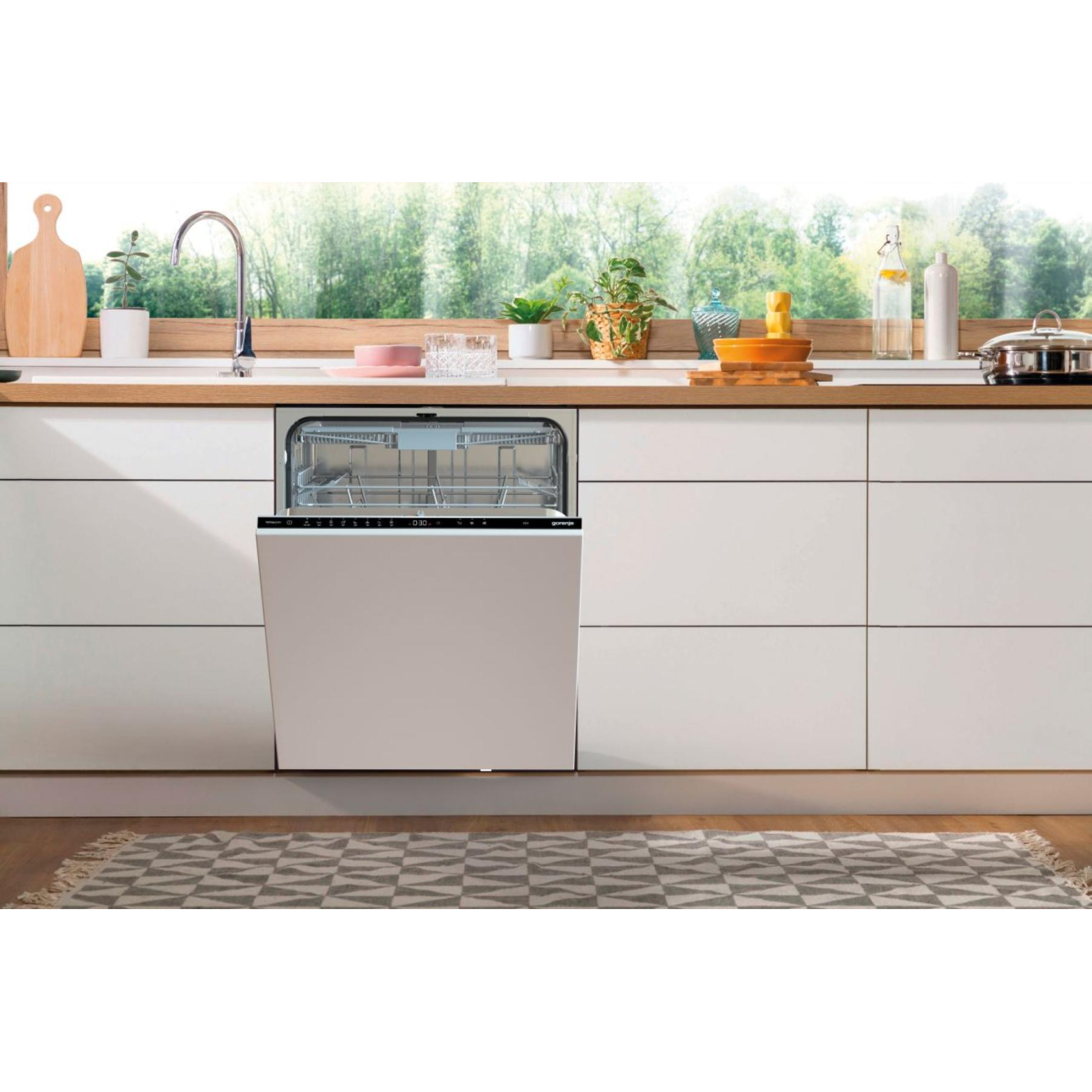Посудомийна машина Gorenje вбудовувана, 16компл., A+++, 60см, автоматичне відчинення, с (GV663D60) зображення 2