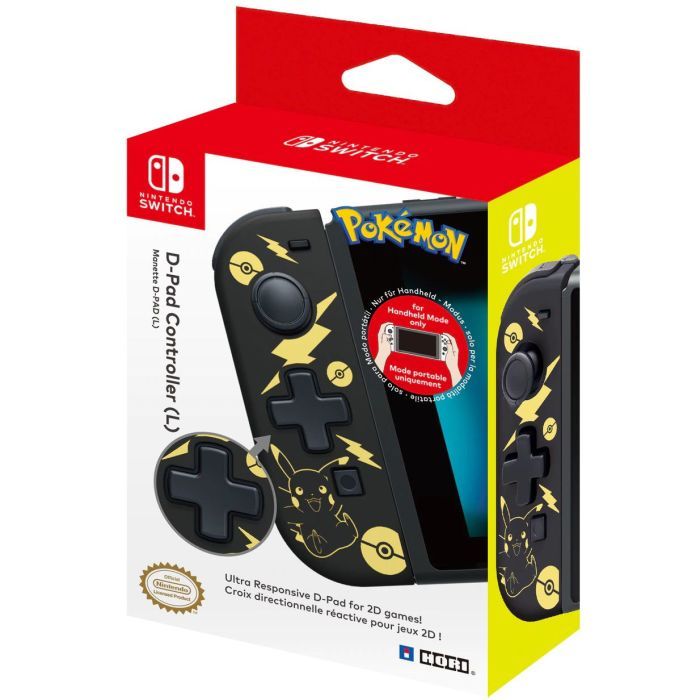 Геймпад Hori D-Pad Pikachu Black Gold Edition for Nintendo Switch (NSW-297U) изображение 4