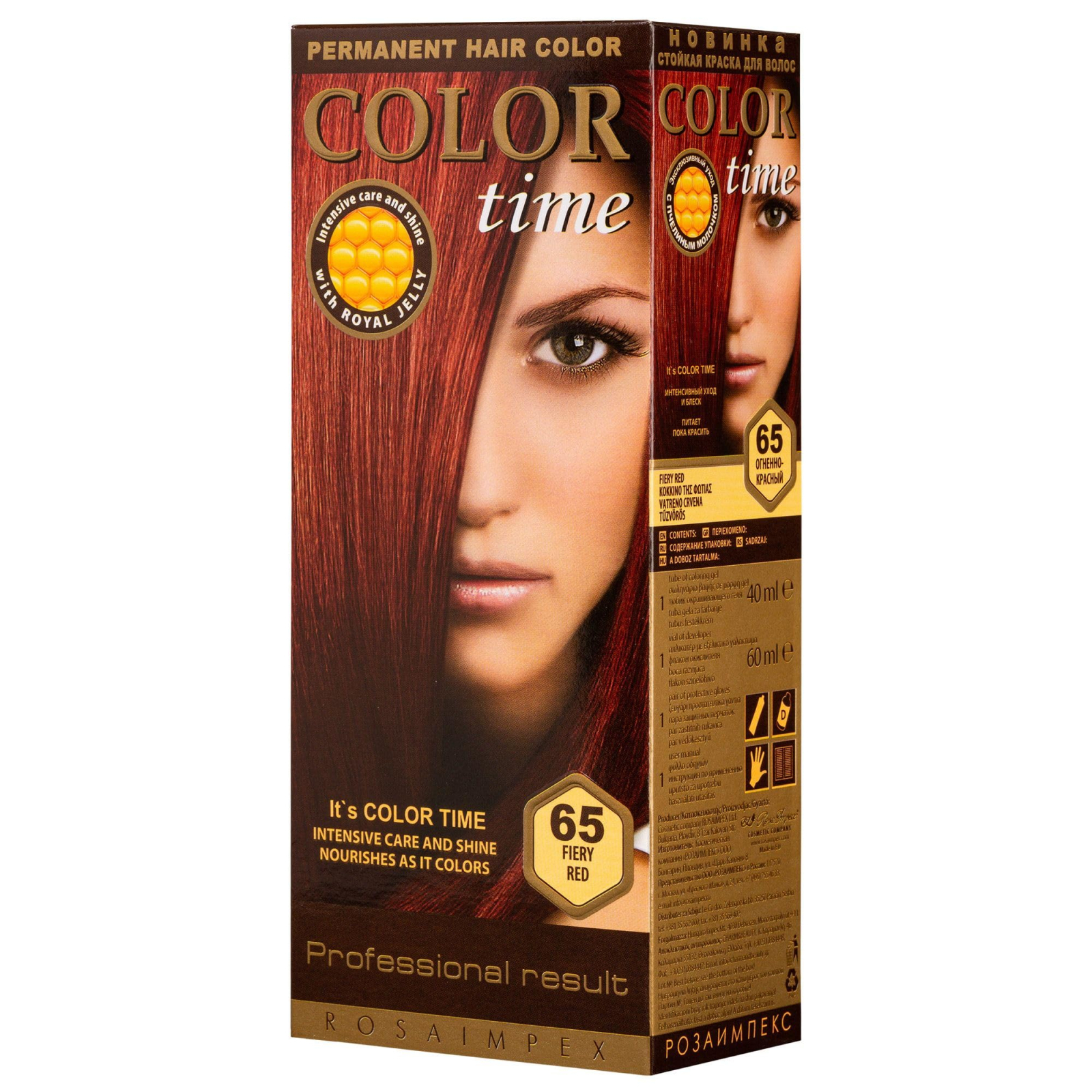 Краска для волос Color Time 65 - Огненно-красный (3800010502566)