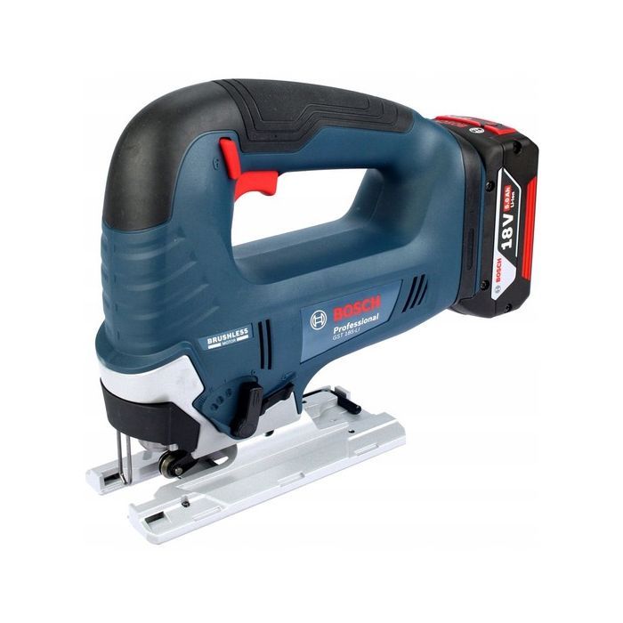 Електролобзик Bosch GST 185-LI, 18В, 4Аг, 0-3500 об/хв, хід 26мм, кейс (0.601.5B3.023)