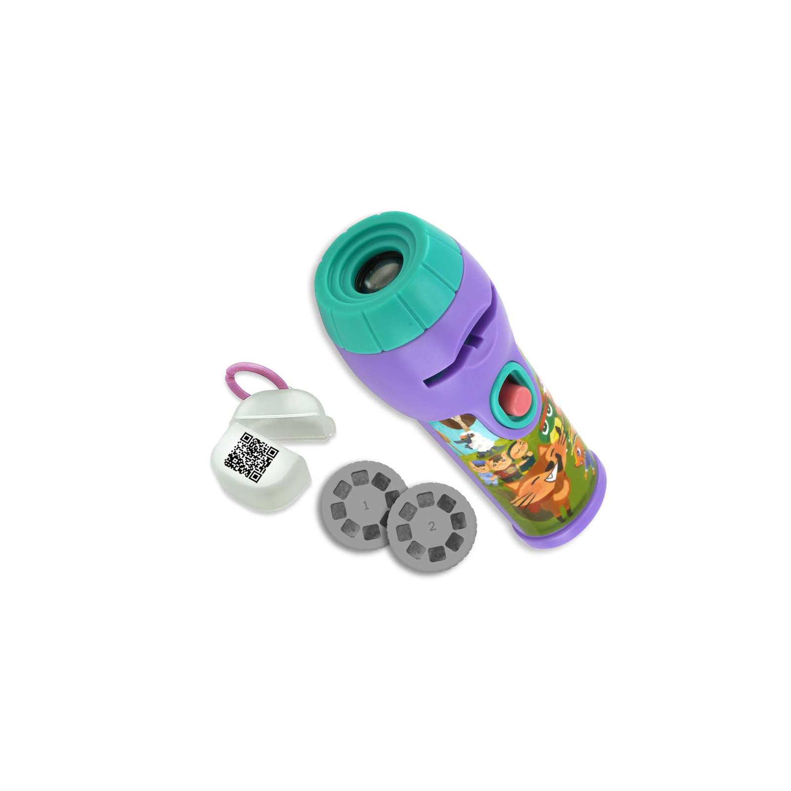 Интерактивная игрушка Ambo Funtamin Аудиосказка с проектором Лев и мышонок (AF6339LM) изображение 3