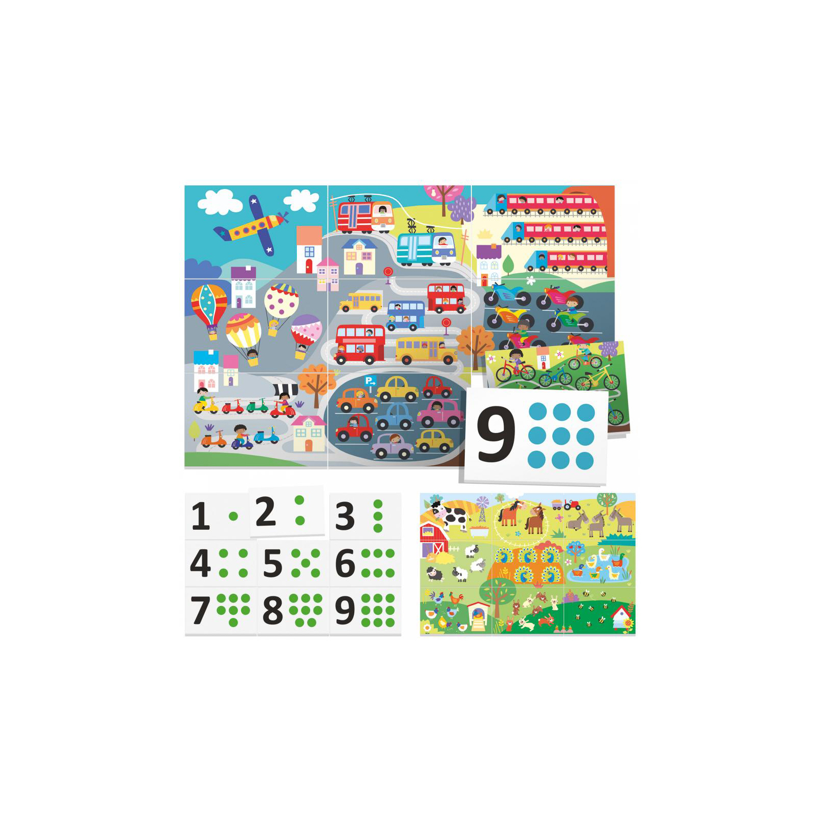 Развивающая игрушка Headu Карточки Монтессори "123 Прикоснись" (MU54891) изображение 2