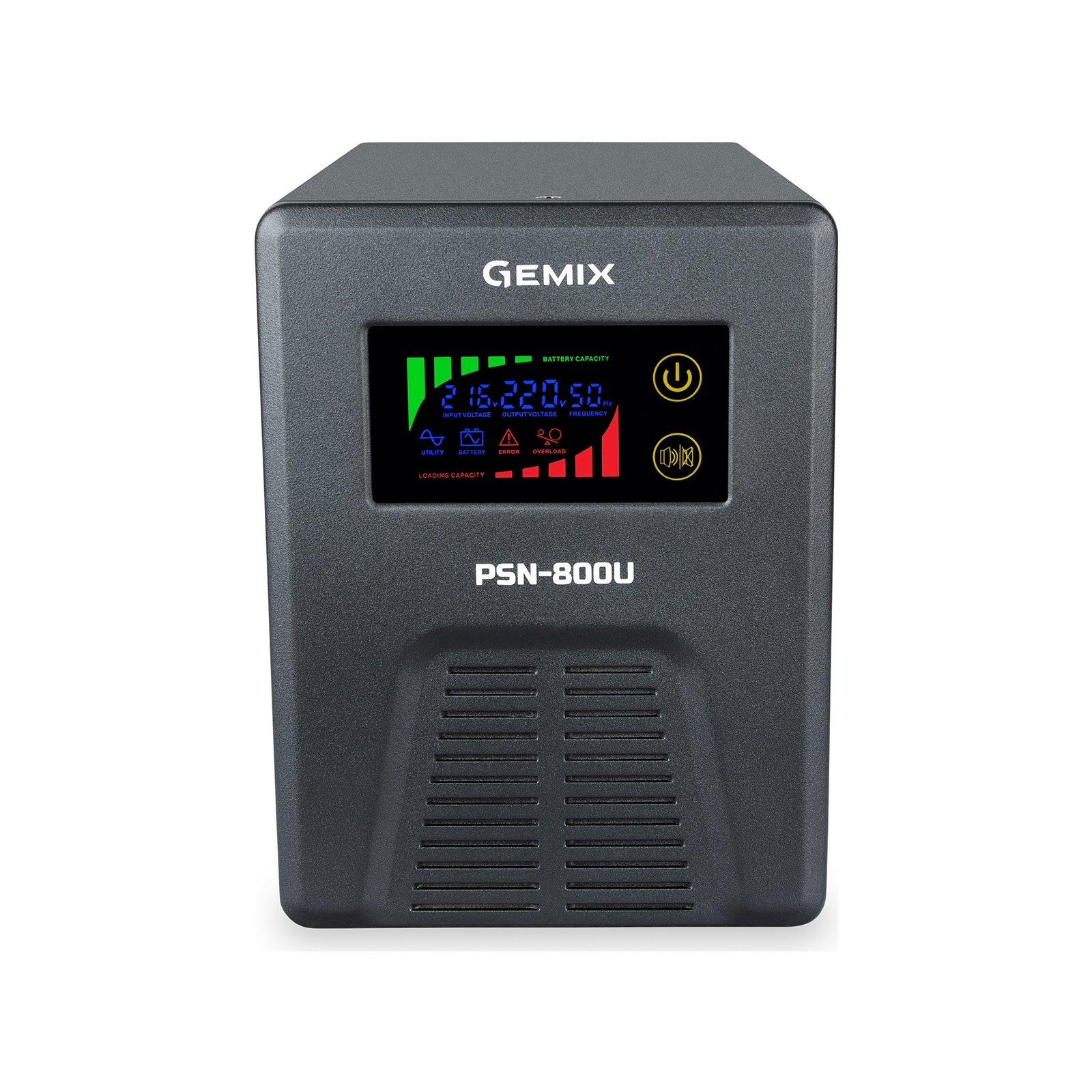 Источник бесперебойного питания Gemix PSN-800U (PSN800U) изображение 2