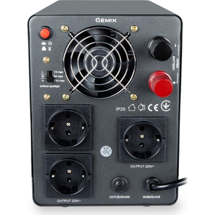 Источник бесперебойного питания Gemix PSN-800U (PSN800U) изображение 3