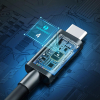 Дата кабель USB-С to USB-С 0.8m Thunderbolt4 40Gbps Power Delivery 100W 8K60Hz Choetech (A3010-BK) зображення 2