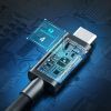 Дата кабель USB-С to USB-С 0.8m Thunderbolt4 40Gbps Power Delivery 100W 8K60Hz Choetech (A3010-BK) изображение 2