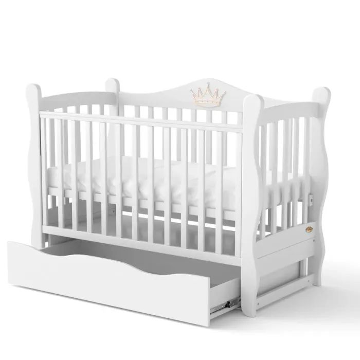 Кроватка Angelo Angelo LUX- 10 (белый) 120х60 (11028) изображение 2