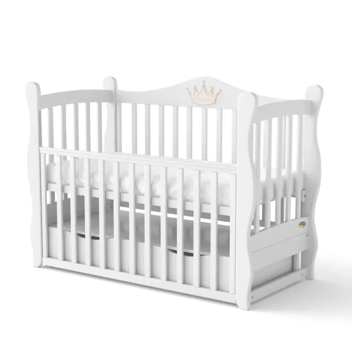 Кроватка Angelo Angelo LUX- 10 (белый) 120х60 (11028) изображение 3