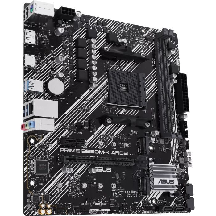 Материнская плата ASUS PRIME B550M-K ARGB изображение 3