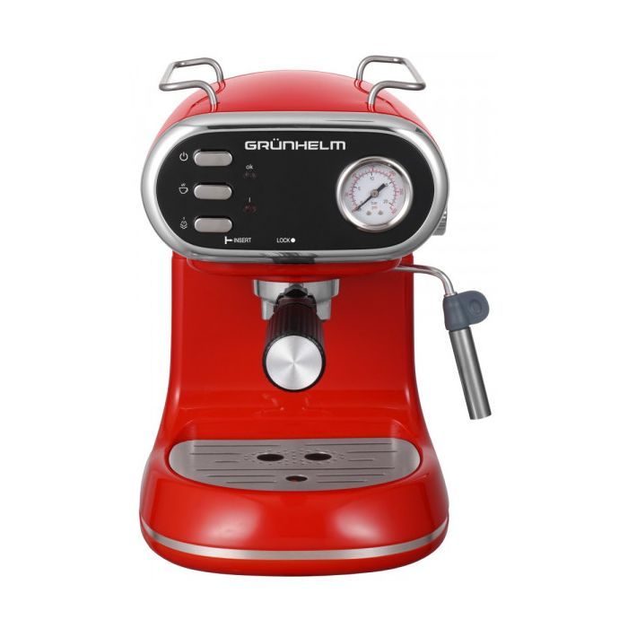 Ріжкова кавоварка еспресо Grunhelm GEC09 зображення 2