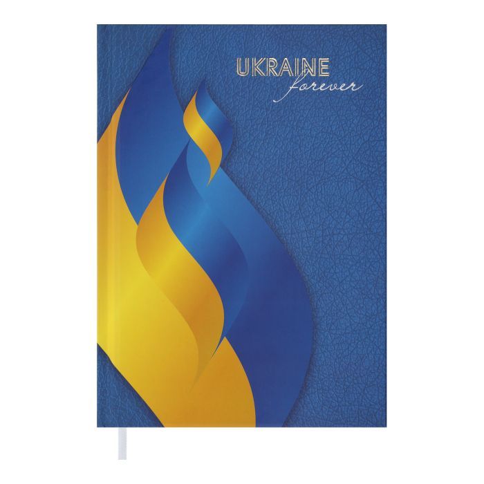 Еженедельник Buromax недатированный Ukraine, А5, синий 288 страниц (BM.2021-02)