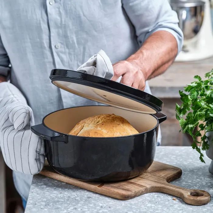 Каструля KitchenAid чавунна з кришкою 5,2 л Суха троянда (CC007431-001) зображення 10
