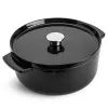 Каструля KitchenAid чавунна з кришкою 5,2 л Чорна (CC006061-001)