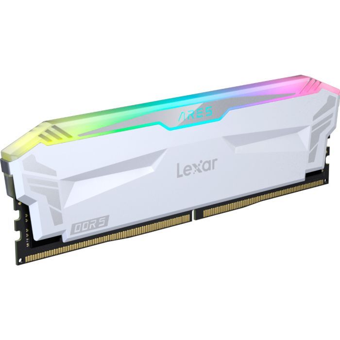 Модуль памяти для компьютера DDR5 32GB (2x(16GB) 6400 MHz Ares RGB White Lexar (LD5EU016G-R6400GDWA) изображение 2