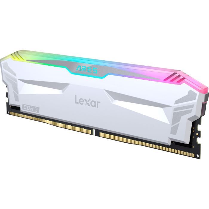 Модуль памяти для компьютера DDR5 32GB (2x(16GB) 6400 MHz Ares RGB White Lexar (LD5EU016G-R6400GDWA) изображение 3