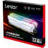 Модуль памяти для компьютера DDR5 32GB (2x(16GB) 6400 MHz Ares RGB White Lexar (LD5EU016G-R6400GDWA) изображение 5