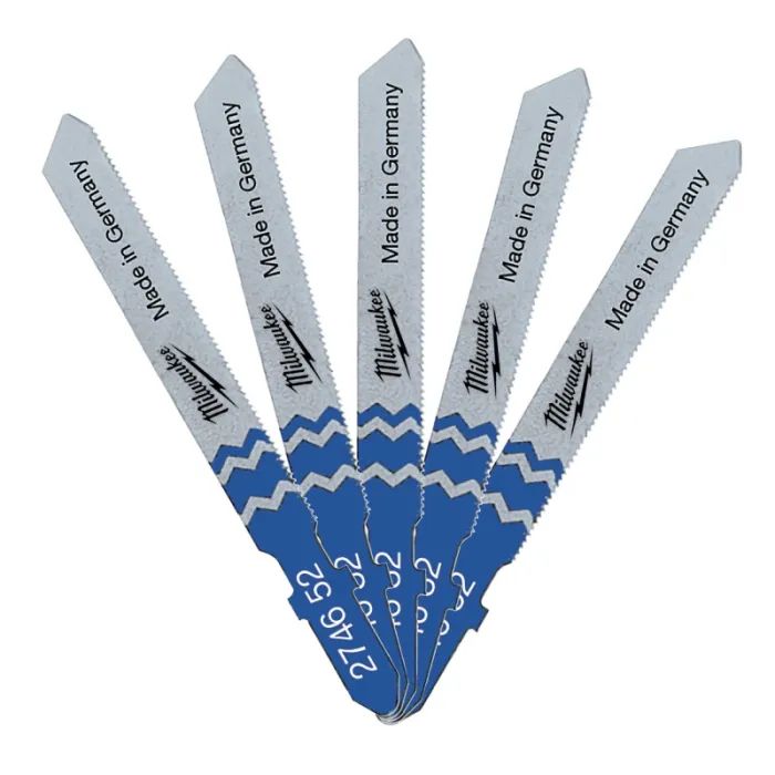 Полотно Milwaukee для лобзика T118G 50мм/крок зуба 0,7мм, 5шт, універсальні (4932274652)