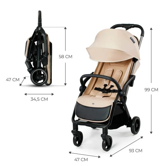 Коляска Kinderkraft Apino Dune Beige (KSAPIN00BEG0000) (5902533924110) изображение 7
